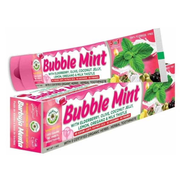 Bubble Mint Herbal Toothpaste Product