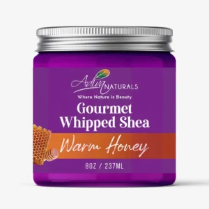 Gourmet Whipped Shea Body Butter - Warm Honey 8oz | Non-greasy formula