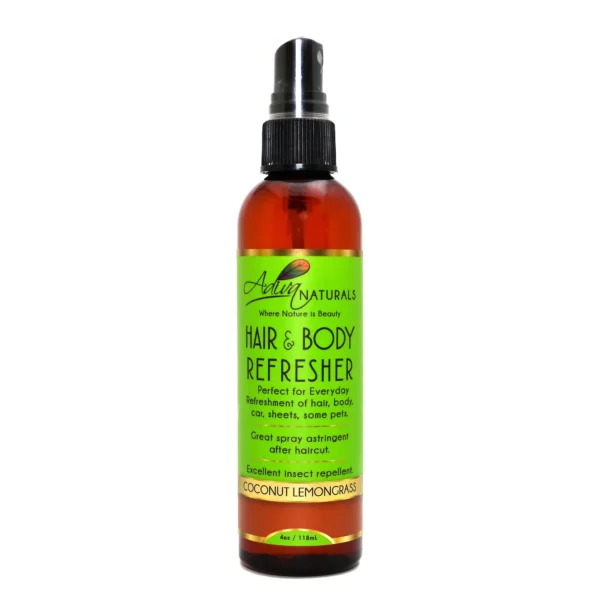 Adiva Naturals Coconut Lemongrass Hair & Body Refresher – All-Natural Freshness
